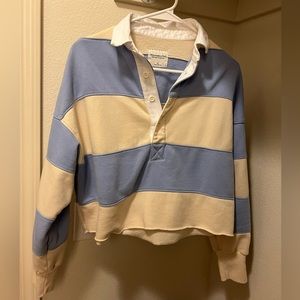 Womens cut off rugby shirt